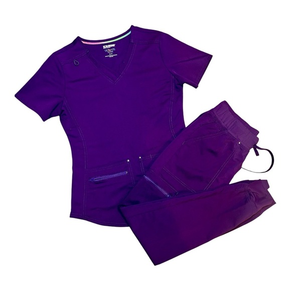 Scrubstar Other - ⭐️NWOT Scrubstar Premium Scrub Wear Set, NWOT, Purple, Size XS, Top & Pants⭐️